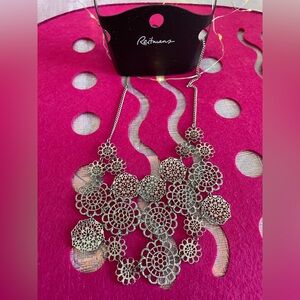 Reitman’s Silver Color Statement Necklace